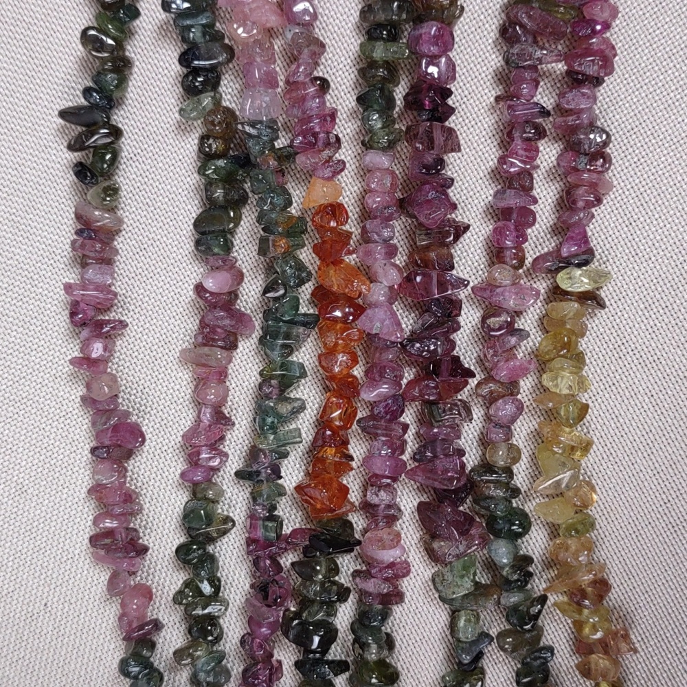 Artisan Crafted Multi Color Gemstone Nugget Neckl… - image 6